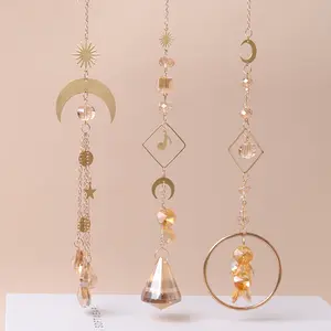 창 매달려 Suncatcher 장식 유리 프리즘 펜던트 홈 가든 장식 자동차 매력 선물 홈 장식