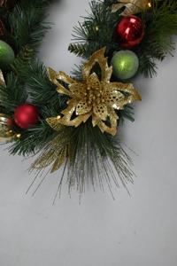 Nouveauté Guirlande de décoration de Noël artificielle en PVC écologique personnalisée avec décorations de boules - Product Image 4