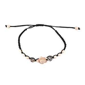 Amor Bohemia - Juego de Pulseras de Cuerda Encerada Ajustables con Turquesa Tortoise para Parejas, Regalo para el Día de San Valentín - Product Image 4