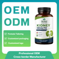Capsules de santé rénale à base de plantes pour adultes, soin naturel des voies urinaires, antioxydant, complément alimentaire, marque privée OEM ODM