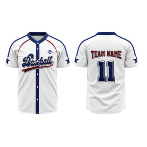 Maillot de baseball pour hommes échantillon gratuit ensemble d'uniformes de baseball de haute qualité - Product Image 4