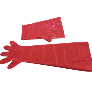 Sarung tangan inseminasi panjang <span class=keywords><strong>Ultrasound</strong></span> hewan, sarung tangan keling plastik - Product Image 5