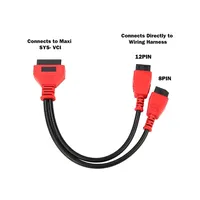 Cable Adaptador OBD2 SGW para Chrysler/FIAT/ALFA ROMEO, Compatible con X431 para Dz OLIVER, Color Rojo/Negro