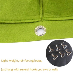 ถุงปลูกรู้สึกติดผนังถุงปลูกพืชผักถุงปลูกต้นไม้แนวตั้งสีเขียว - Product Image 3