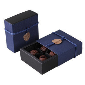 Handmade giấy Divider <span class=keywords><strong>Ferrero</strong></span> ROCHER bao bì Nấm cục protein năng lượng thanh sô cô la Hộp quà tặng - Product Image 2