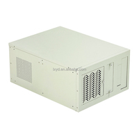 Chasis Industrial de Montaje en Rack de 7 Ranuras Personalizado de Fábrica, Compatible con ATX/Micro ATX/Mini-ITX ATX/1U PSU, 4 Bahías de 3.5 Pulgadas, Acero con Ventilador