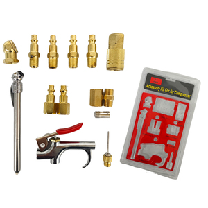 Kit Profesional de Pistola de Aire Comprimido de 14 Piezas con Boquillas Intercambiables, Pistola Sopladora de Aire, Juego de Accesorios Neumáticos - Product Image 4