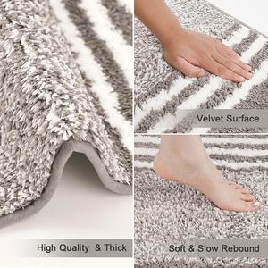 Wholesale Plush Non-slip Doormats with Rubber Backing Custom Waterproof <b>Entrance</b> <b>Rugs</b> - Product Image 3
