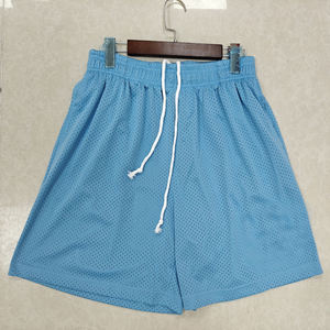 Logo personnalisé unisexe Sport Running Shorts couleur maille respirant tricoté Shorts basket-ball noir Shorts pantalons Joggers - Product Image 1