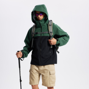 Veste de ski pour homme ODM, imperméable et coupe-vent, avec fermeture éclair et capuche chaude, adaptée aux sports - Product Image 1