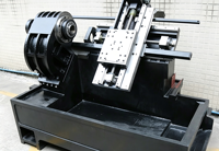 Tour CNC à banc incliné YH46C économique pour le métal avec tourelle motorisée à axe C pour la production d'arbres, de disques et de pièces rotatives à brides