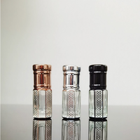 En stock – Flacon roll-on de luxe en verre vide de 3 ml et 5 ml, style Moyen-Orient, pour parfum et huiles essentielles, idéal pour le massage