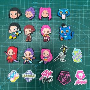 Groothandel Nieuwe Aanwinst K-POP Demon Hunter Karakter Charms Clog Decoratie Kinderschoen Decoratie PVC Schoenen <span class=keywords><strong>Charm</strong></span> - Product Image 2