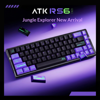 Nouveau clavier mécanique ATK RS6 Ultra+ en aluminium CNC, rétroéclairage RGB à effet Hall, USB-C, 68 touches, clavier de jeu Esports