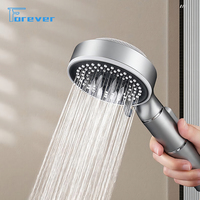 Nouvelle Douche à Main Multifonctionnelle en Silicone avec Brosse de Massage, Pommeau de Douche à Pulvérisation Manuelle, Filtre et Jet Supercharge