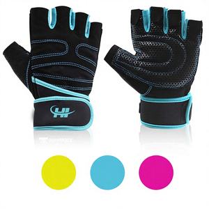 ถุงมือฟิตเนสหนังสำหรับยกน้ำหนัก พร้อมดีไซน์กันลื่น ระบายอากาศได้ดี และสวมใส่สบาย - บริการ OEM แบบกำหนดเอง - Product Image 1