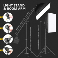 Tik Tok Offre Spéciale Tirer L'éclairage Caméra Soft Box Kits Studio Lumière
