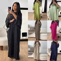 Nouvelle collection 2025 : Cardigan de soirée haut de gamme style Dubaï, Robe musulmane tendance pour femme – Vêtements féminins en liquidation assortie