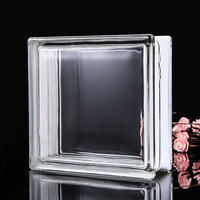 Brique de verre décorative mur de verre cristal cloison de gymnastique moderne bloc de verre architectural intérieur coloré personnalisé transparent