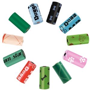 100% Biodegradable PBAT+PLA <b>Extra</b> Thick Disposable Pet Waste Dispenser Luxury Portable Dog Poop Bags Custom Wholesale - Product Image 4