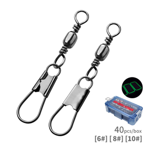 Accessoires de pêche : Clips de connexion pour leurres, Outils de connexion pour leurres de calamar, Émerillons à clip - Product Image 2