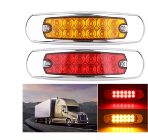 Mini Luz LED Blanca Ámbar de Advertencia Lateral para Camión y Remolque, 24V 1W, Uso Todoterreno - Product Image 5