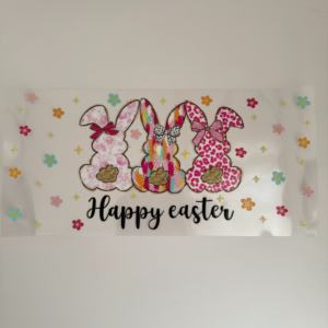 Pegatinas UV DTF de Conejito de Pascua Personalizadas para Vasos de 16, 20 y 40 oz, Envolturas para Vasos con Transferencia, Lazos, Envolturas para Vasos Lavables de Alta Calidad - Product Image 3