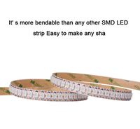 Bande LED adressable RGB 12V DC SMD 5050 72 LED Contrôle externe par IC 3 LED IP65