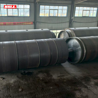 Réacteur de pyrolyse par craquage à haut rendement pour transformer les pneus usagés, les plastiques, les déchets solides municipaux (MSW), les boues pétrolières en huile combustible, capacité 10-50 kg