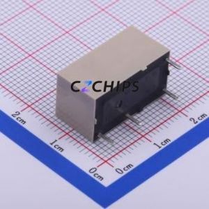 DSP1A-DC5V Power Relay Through hole,11x20.2mm Relay 5V 1 Normally Open: 1A (SPST-Normally Open)::: 250V-AC/30V-DC AgSnO2 - Product Image 2