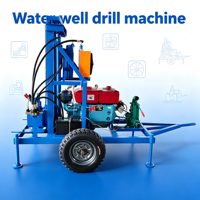Foreuse mobile sur chenilles hydraulique YG-200 pour puits domestiques en Tunisie