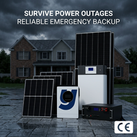 Système de batterie solaire enfichable 11KW, kit de panneaux solaires pour balcon avec stockage