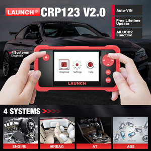 <span class=keywords><strong>X431</strong></span> <span class=keywords><strong>CRP123</strong></span> V2.0 Obd2 Escáner Lector de código automático Motor ABS SRS Herramienta de diagnóstico de transmisión para automóviles Actualización gratuita - Product Image 4