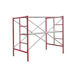 Nhà Máy Giá Sơn mạ kẽm H khung thép toàn bộ giàn giáo sắt H khung với sàn kim loại - Product Image 5