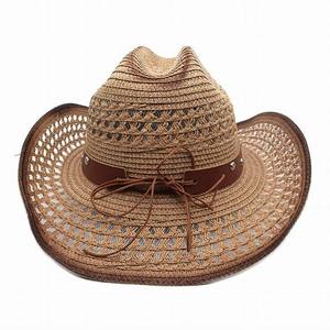 Chapeaux <span class=keywords><strong>de</strong></span> cowboy en <span class=keywords><strong>paille</strong></span> pour femmes et hommes, <span class=keywords><strong>chapeau</strong></span> <span class=keywords><strong>de</strong></span> cowgirl western à large bord, <span class=keywords><strong>chapeau</strong></span> <span class=keywords><strong>de</strong></span> soleil pour voyage, vacances et plage - Product Image 6