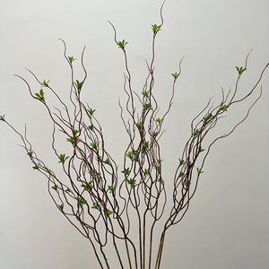 Branches de saule artificielles Meng Jie avec feuilles vertes pour arrangements floraux et décoration intérieure - Product Image 1