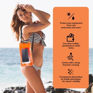Portable extérieur étanche <span class=keywords><strong>sac</strong></span> sec <span class=keywords><strong>sac</strong></span> 2L roll top pour natation voyage stockage téléphone portable Camping <span class=keywords><strong>sous</strong></span>-marin randonnée - Product Image 2