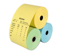Harga yang baik warna 80mm 57mm 48g 55g 65g 70g 57x40mm mesin kas kertas kertas Printer termal langsung gulungan kertas