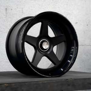 Ruedas de aleación de aluminio de 2 piezas de lujo personalizadas forjadas Ts, llantas doradas satinadas 5x112 5x130, diseño de cinco radios para Porsche 997 <span class=keywords><strong>Gt3</strong></span> <span class=keywords><strong>Rs</strong></span> - Product Image 4