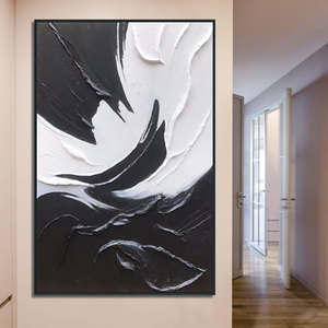 Original Art Factory Moderne Toile Mur Art À La Main Peintures À L'huile <span class=keywords><strong>Salon</strong></span> Chambre Abstrait <span class=keywords><strong>Contemporain</strong></span> Décor - Product Image 2
