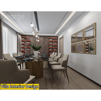 Villa de style minimaliste australien, maison de luxe, services de rendu 3D, design d'intérieur, décoration architecturale, design d'intérieur