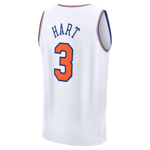 2025 Hommes New York # 3 maillots de basket personnalisés en jersey Hart, chemises brodées, uniformes pour jeunes, vêtements de sport avec logo - Product Image 3