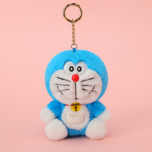 Llavero Colgante de Oso de Peluche Azul Doraemon, Accesorio para Mochila Escolar, Tela Súper Suave, Alivio del Estrés, Periférico de Dibujos Animados - Product Image 2
