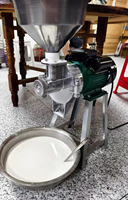 Moulin à broyer en acier inoxydable 304 pour grains secs et humides, soja, riz, lait, beurre de cacahuète, café, maïs