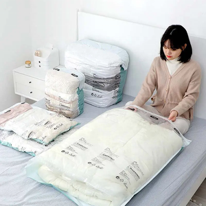 Yuyangプレミアム高品質の強力なスペースセーバーバッグ衣類用真空圧縮収納バッグ大きな寝具クローゼット節約 - Product Image 5