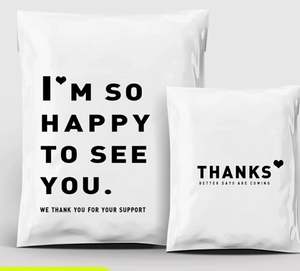 Bolsa de Correo Negra Mate UV, Bolsa de Envío Personalizada en Color Rojo Crema Mate, Bolsas de Polietileno de Color, Bolsas de Embalaje Personalizadas para Ropa - Product Image 4