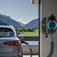 Câble de charge EV en spirale Zencar de type 2 à type 2, 32A 22KW, certifié CE, longueurs personnalisables