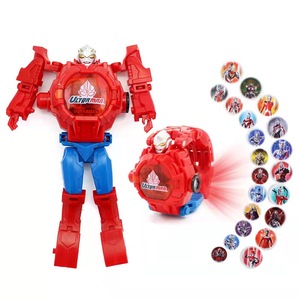 นาฬิกาข้อมือเด็ก ลายการ์ตูน แปลงร่างได้ พลาสติกทันสมัย ขายส่ง ราคาถูก - Product Image 1