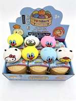 Jouet Squishy Personnalisé Halloween en Forme de Dumpling, Jouet Sensoriel Anti-Stress Kawaii en TPR, Cadeau Boîte Mystère Surprise pour Enfants