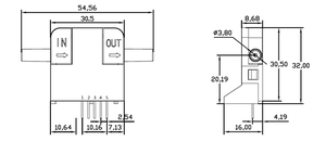 Misuratori di Flusso di Gas MEMS in Plastica HUAXI HAFS 3000 ad Alta Precisione 12V, 0-2000 SCCM, Risoluzione 0,1% - Product Image 2